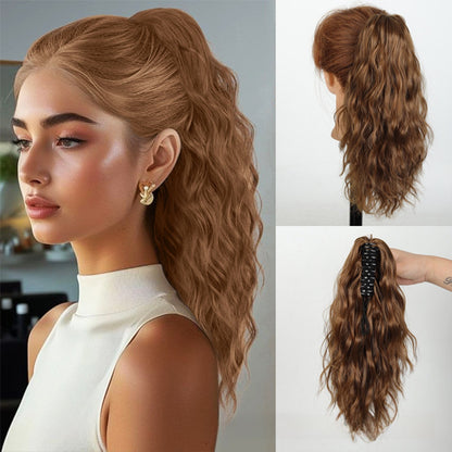 Water Wave Ponytail Hair Extension with Clip