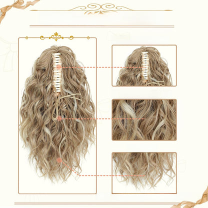 Water Wave Ponytail Hair Extension with Clip