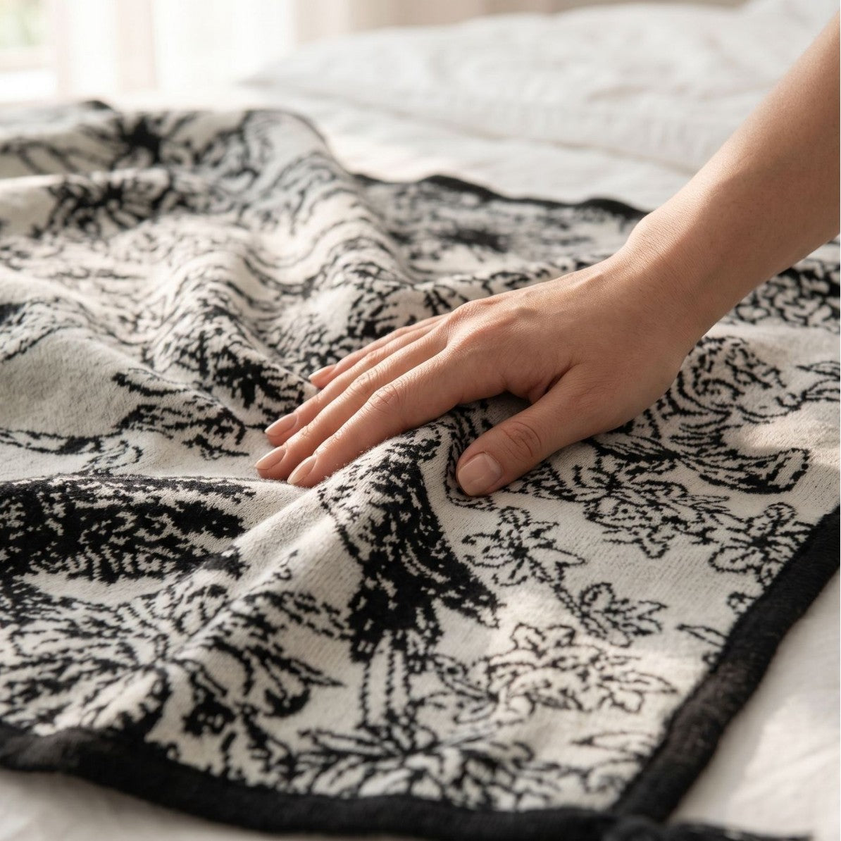 Watercolor French Wool Blanket