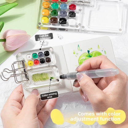 watercolor paint set