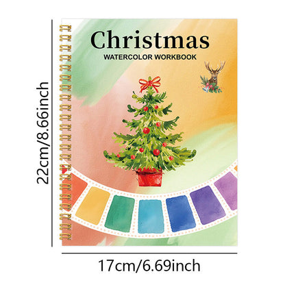 Watercolor Painting Workbook with Color Box