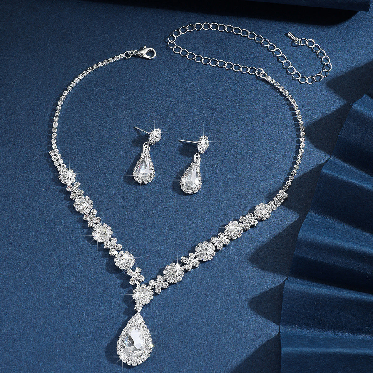 Waterdrop Necklace and Earrings