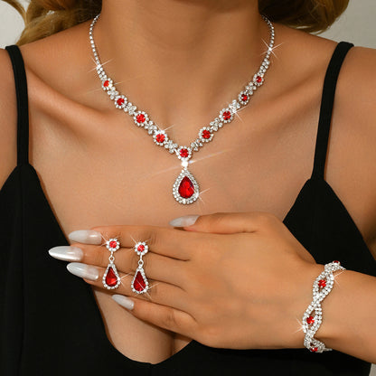 Waterdrop Necklace and Earrings