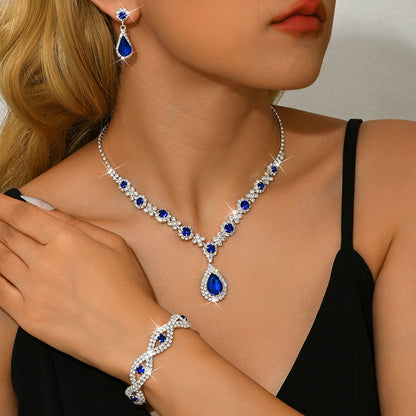 Waterdrop Necklace and Earrings