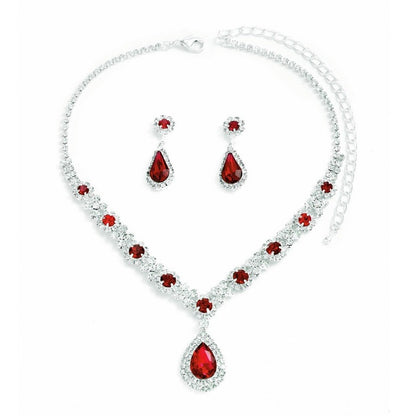 Waterdrop Necklace and Earrings