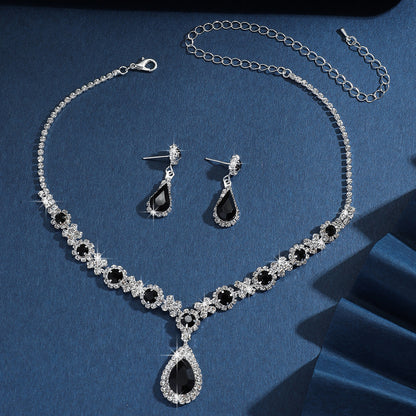 Waterdrop Necklace and Earrings