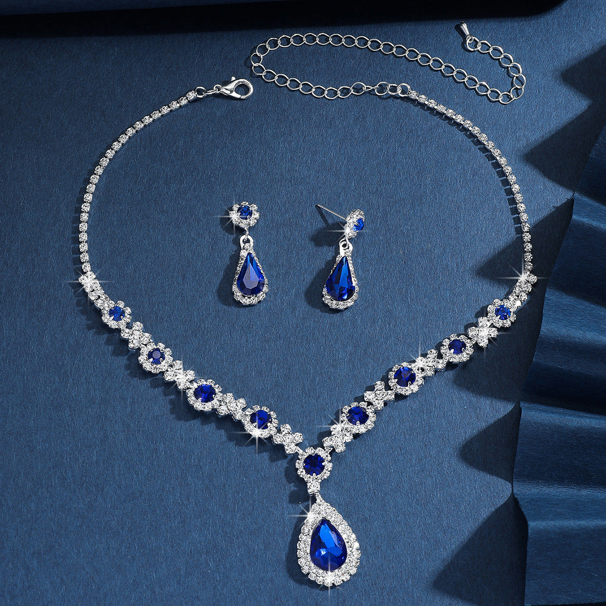 Waterdrop Necklace and Earrings