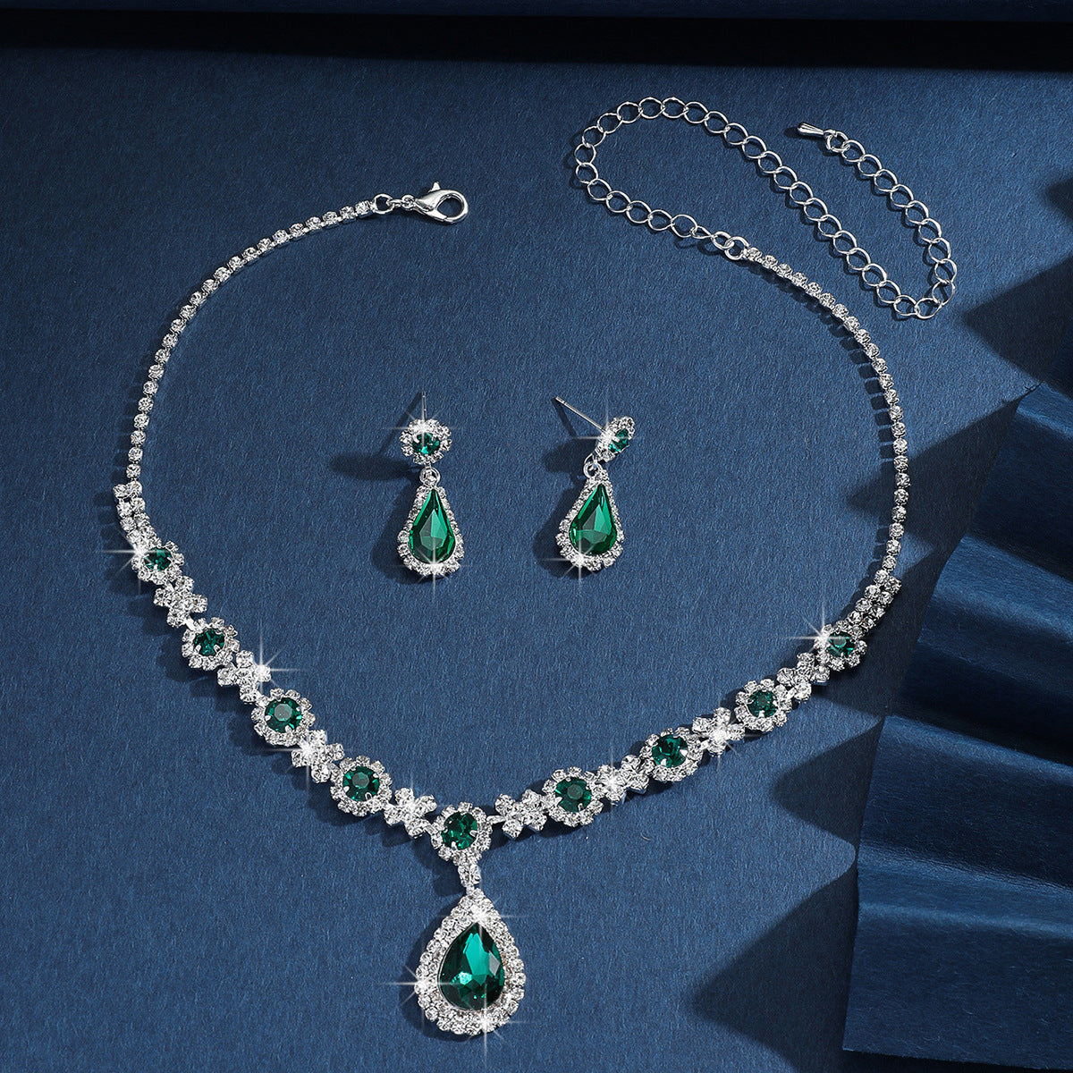 Waterdrop Necklace and Earrings