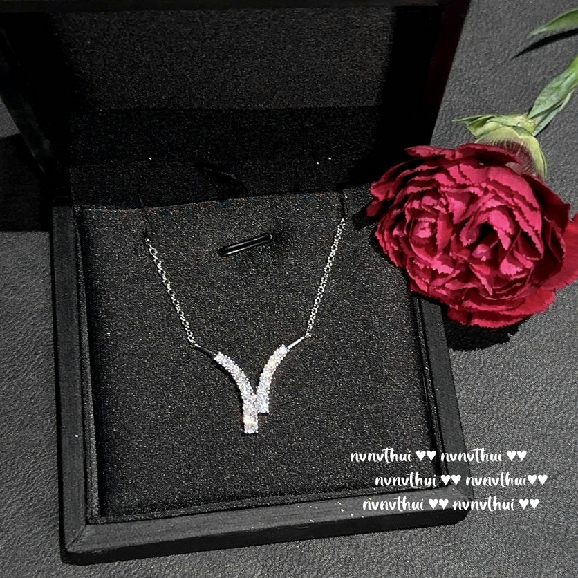Waterdrop-shaped Amethyst Necklace