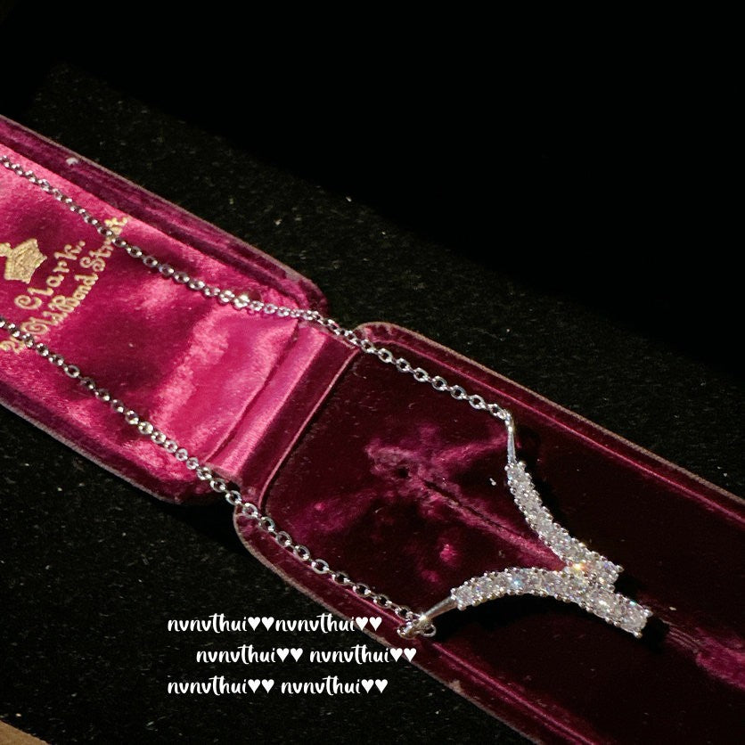 Waterdrop-shaped Amethyst Necklace