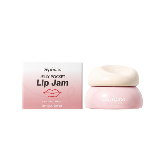 Watermelon Red Jelly Hydrating Moisturizing Lip Balm Nourishes Lips Improves Dryness Moisturizing Care Lip Balm