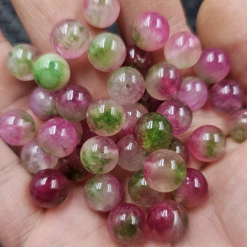 Watermelon Tourmaline Color Quartzite Jade