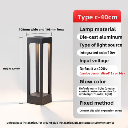 Waterproof Aluminum LED Lawn Light for Outdoor Garden