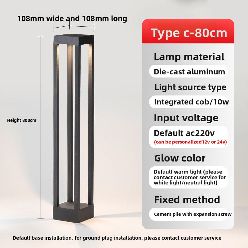 Waterproof Aluminum LED Lawn Light for Outdoor Garden
