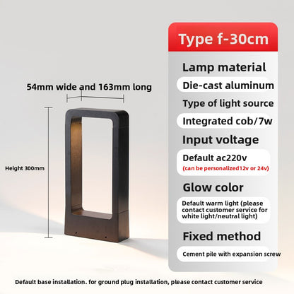Waterproof Aluminum LED Lawn Light for Outdoor Garden