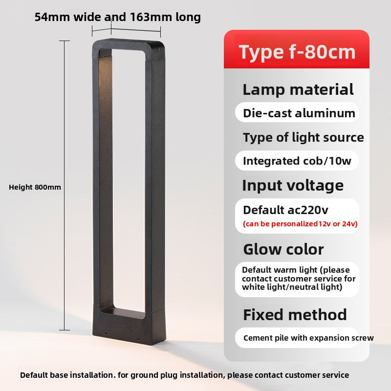 Waterproof Aluminum LED Lawn Light for Outdoor Garden
