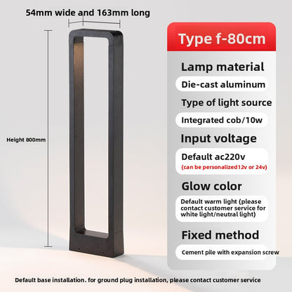 Waterproof Aluminum LED Lawn Light for Outdoor Garden
