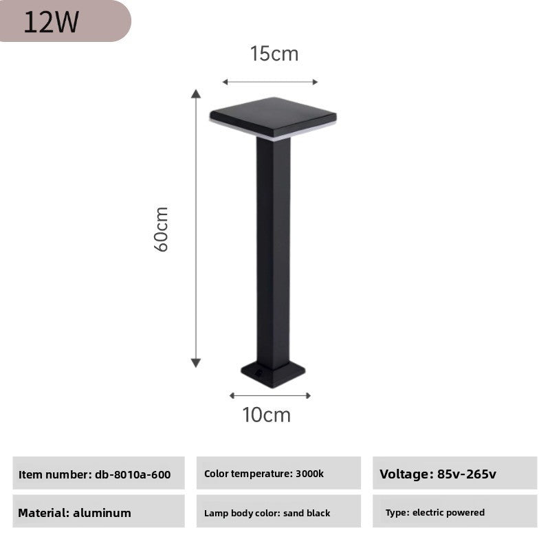 Waterproof Aluminum Outdoor Lawn Light