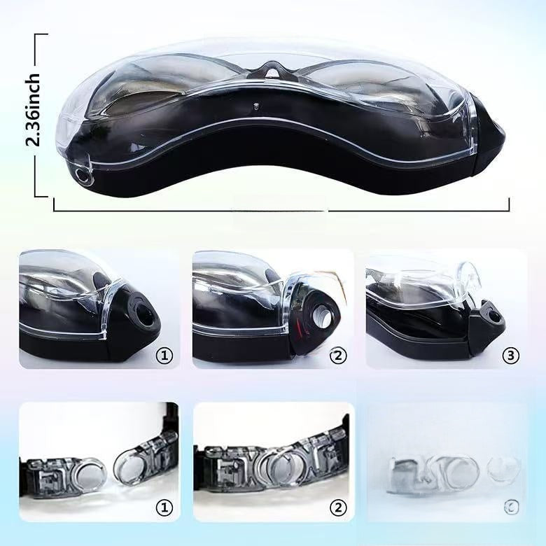 Waterproof and anti-fog swimming goggles