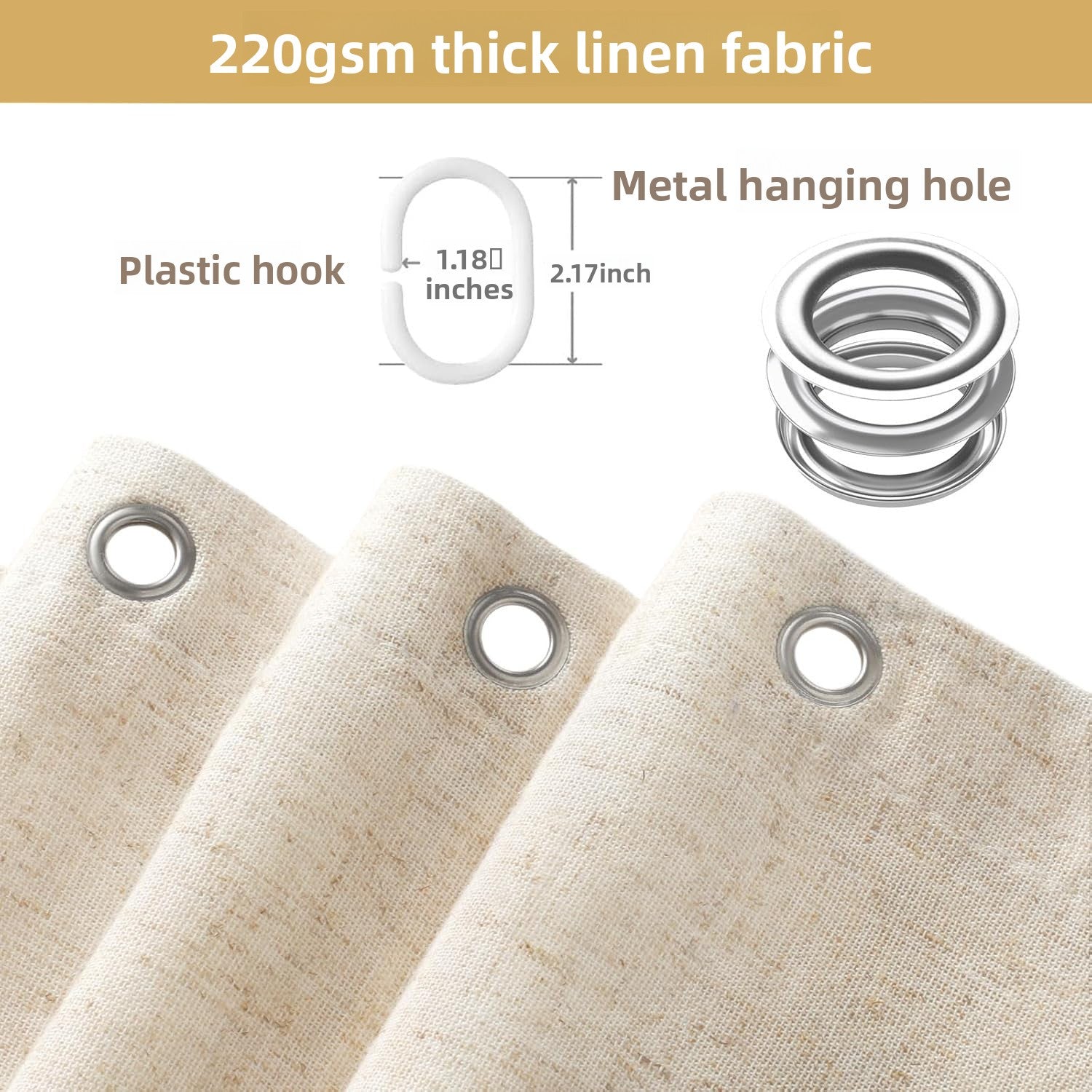 Waterproof and mildew-proof shower curtain