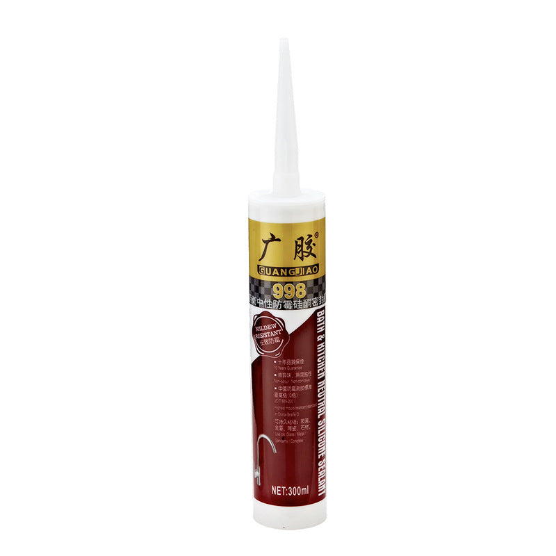 Waterproof and mildew-resistant silicone sealant