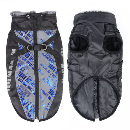 Waterproof and Warm Raincoat for Large Dogs