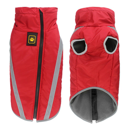 Waterproof and Warm Raincoat for Large Dogs