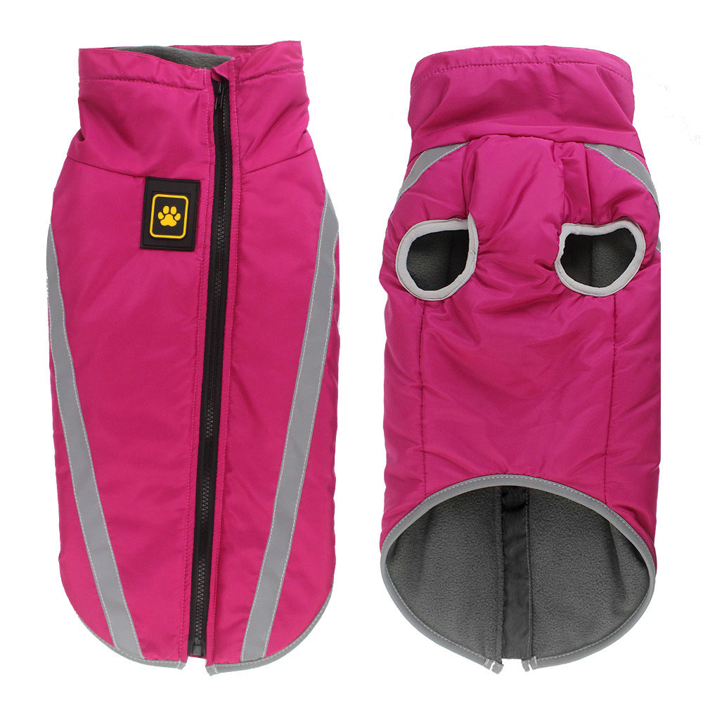 Waterproof and Warm Raincoat for Large Dogs