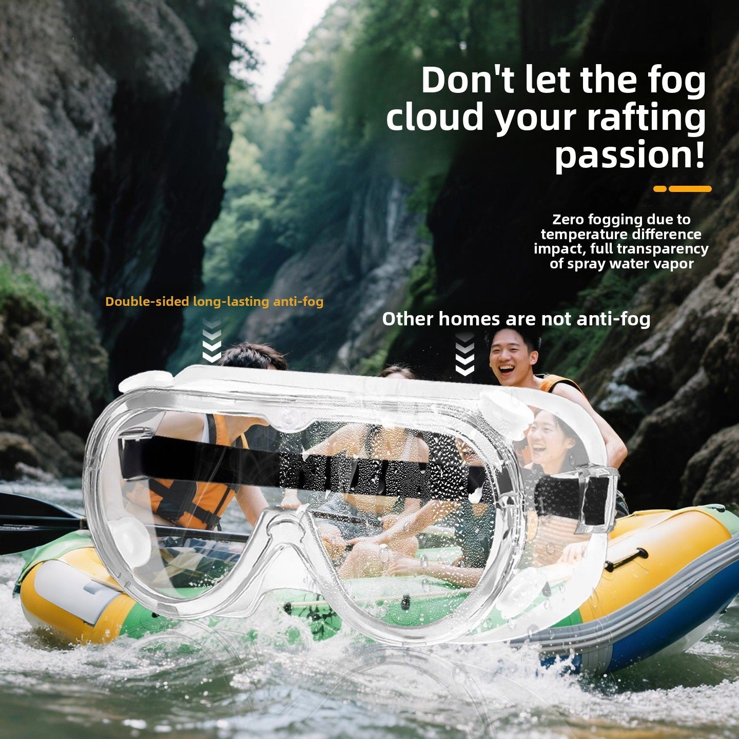Waterproof Anti-Fog Protective Goggles