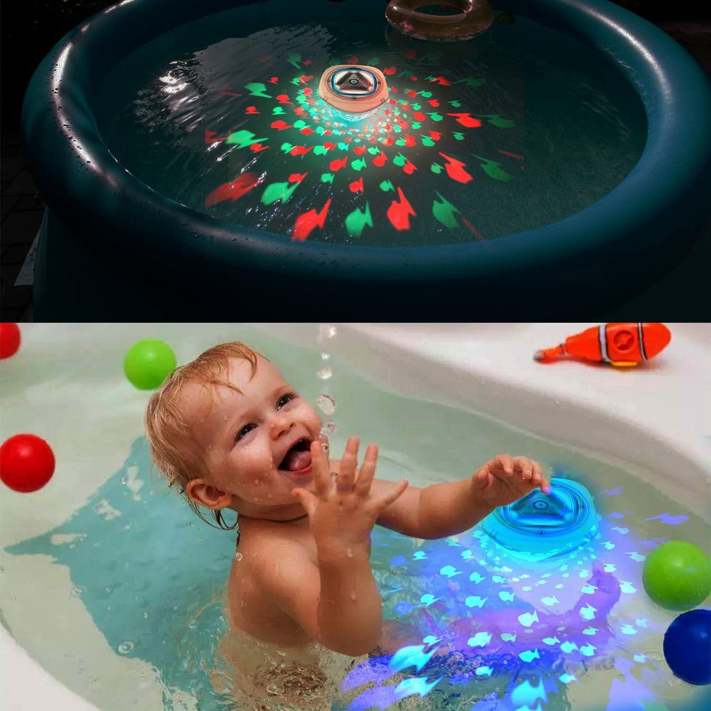 Waterproof Bathtub Projection Lamp
