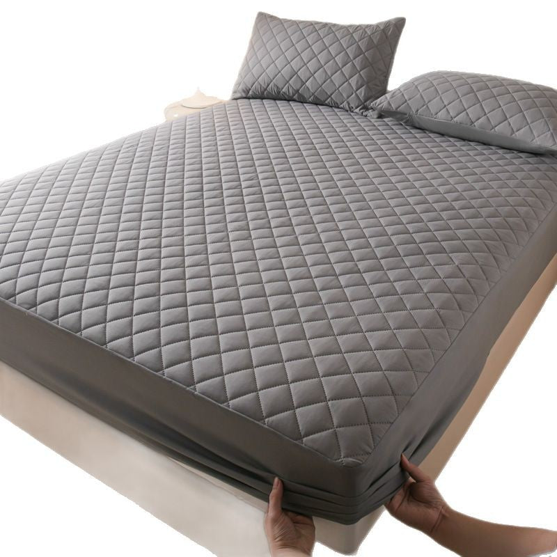 waterproof bed hat pillowcase three-piece set