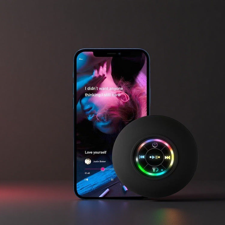 Waterproof Bluetooth Speaker with LED Light