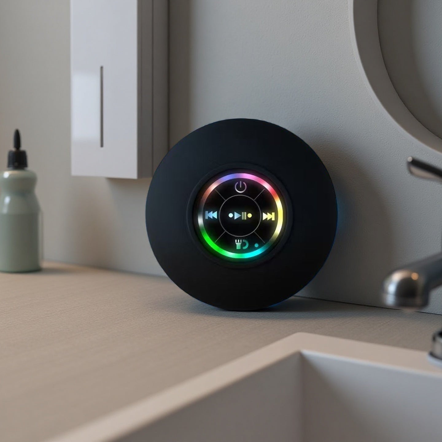 Waterproof Bluetooth Speaker with LED Light