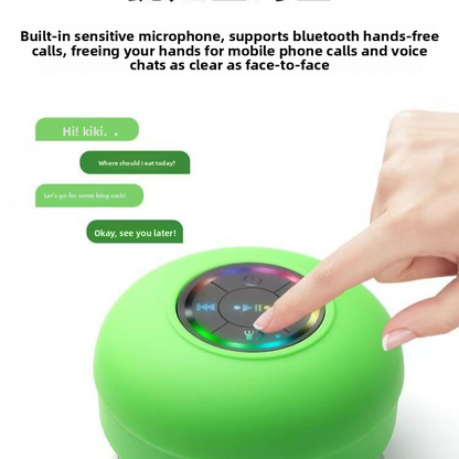 Waterproof Bluetooth Speaker with LED Light