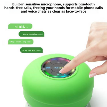 Waterproof Bluetooth Speaker with LED Light