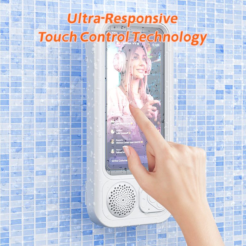 Waterproof Bluetooth Speaker with Phone Holder