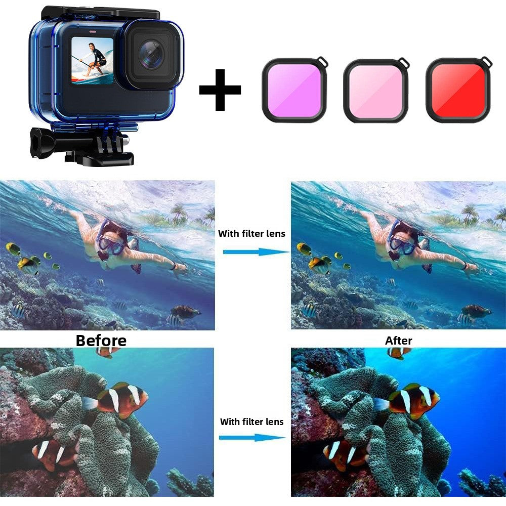Waterproof camera case