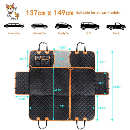 Waterproof Car Backseat Pet Mat for Dogs