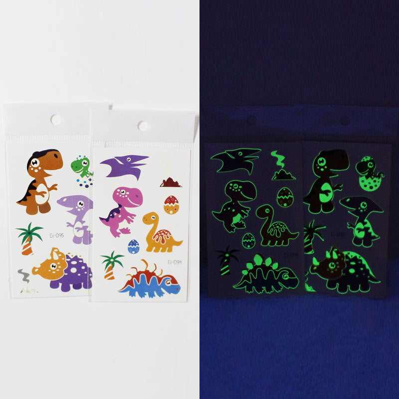 Waterproof cartoon dinosaur temporary tattoos