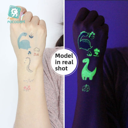 Waterproof cartoon dinosaur temporary tattoos