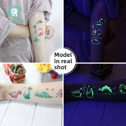 Waterproof cartoon dinosaur temporary tattoos