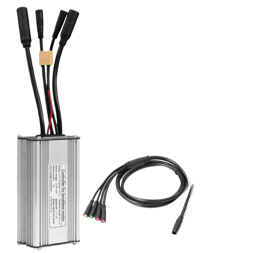 Waterproof connector with light wire