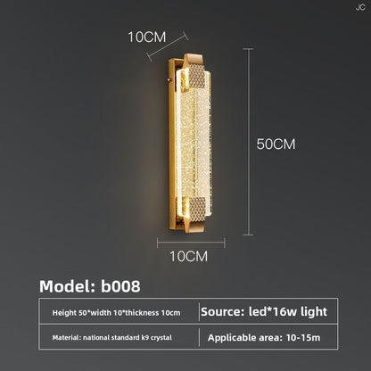 Waterproof Crystal LED Wall Light for Indoor Outdoor Use