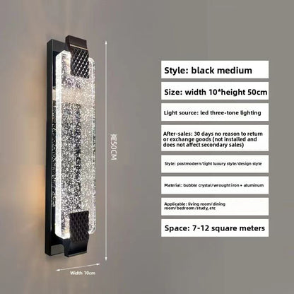 Waterproof Crystal LED Wall Light for Indoor Outdoor Use