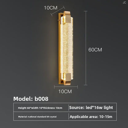 Waterproof Crystal LED Wall Light for Indoor Outdoor Use