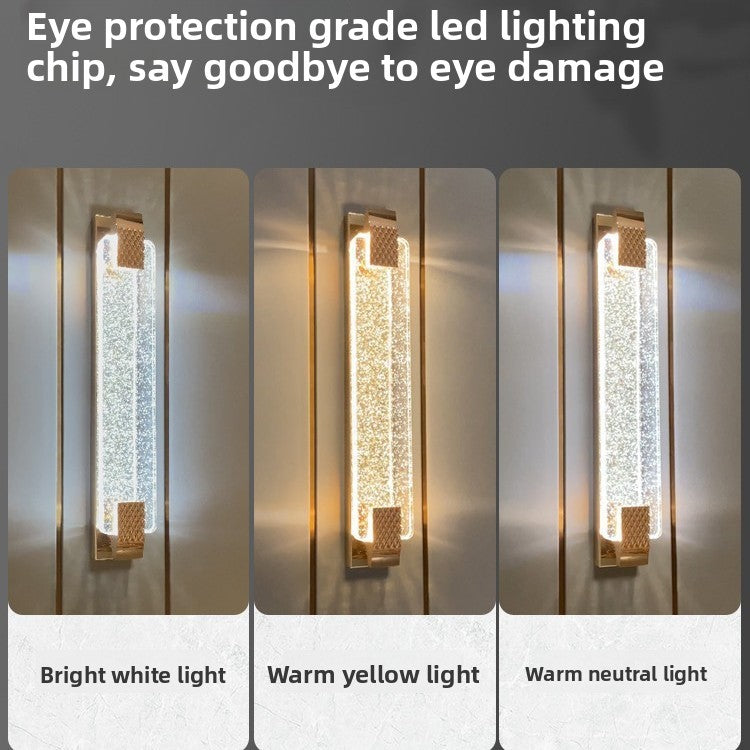 Waterproof Crystal LED Wall Light for Indoor Outdoor Use