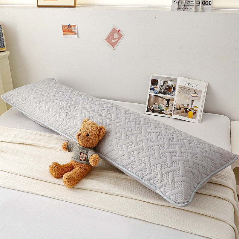 Waterproof double long pillow