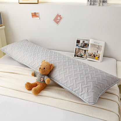 Waterproof double long pillow