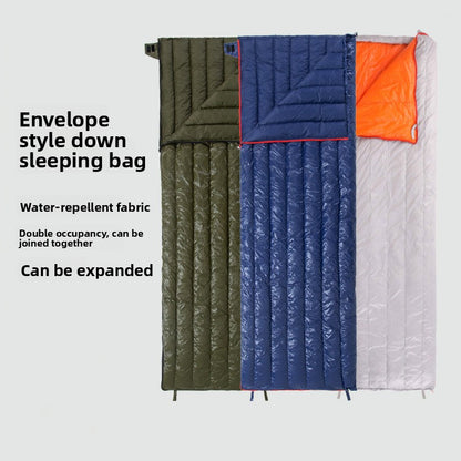 Waterproof double sleeping bag