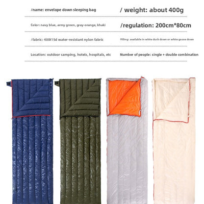 Waterproof double sleeping bag